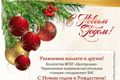 Коллектив Центрально-Черноземная МИС от всего сердца поздравляет Вас с Новым годом и Рождеством!